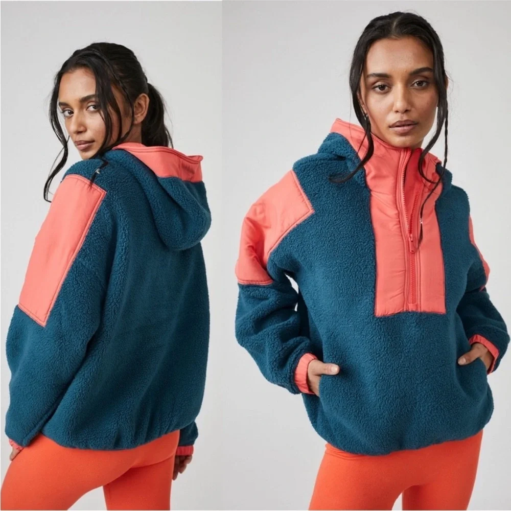 Free People Movement “Lead The Pack” Fleece Pullover – Alpine Combo – XS - Picture 2 of 13